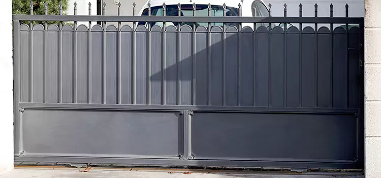 Metal Driveway Gate Installation Moorhead
